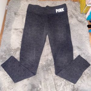 Victoria's Secret PINK Grey Yoga Tights (Bin A)